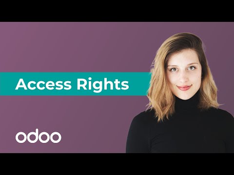 Access Rights | Odoo Configuration - Access Rights | Odoo Configuration