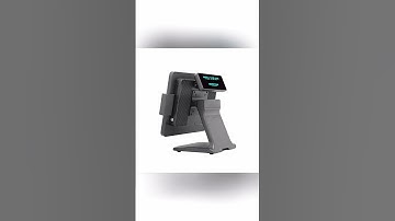 15inch dual screen aluminum alloy pos machine for restaurants. #pos #possystem  #restaurants