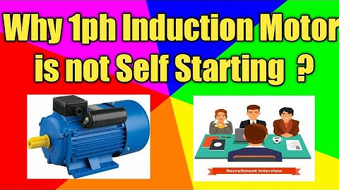Why 1ph Induction Motor is not Self Starting | why connect Capacitor in Motor| Hindi