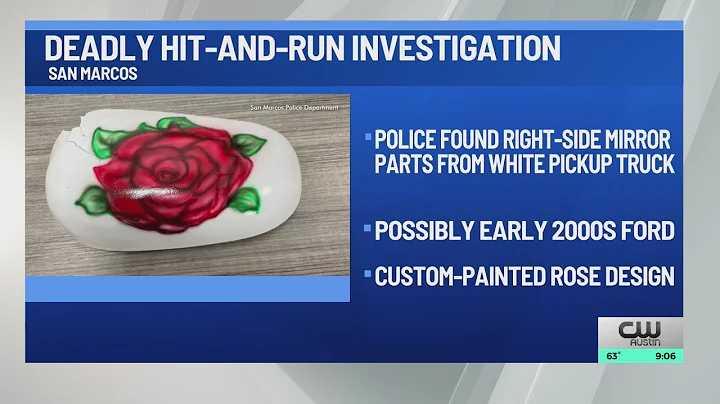 San Marcos Police searching for suspect involved in deadly hit-and-run