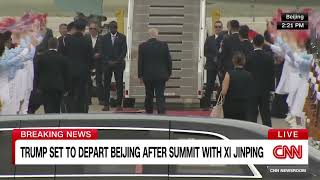 BREAKING NEWS: DONALD TRUMP LEAVES BEIJING — WHEELS UP AFTER HIGH-STAKES SUMMIT WITH XI JINPING