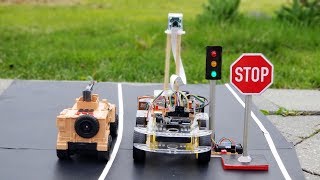 Complete Self Driving Car - IOT Project (Final Semester)