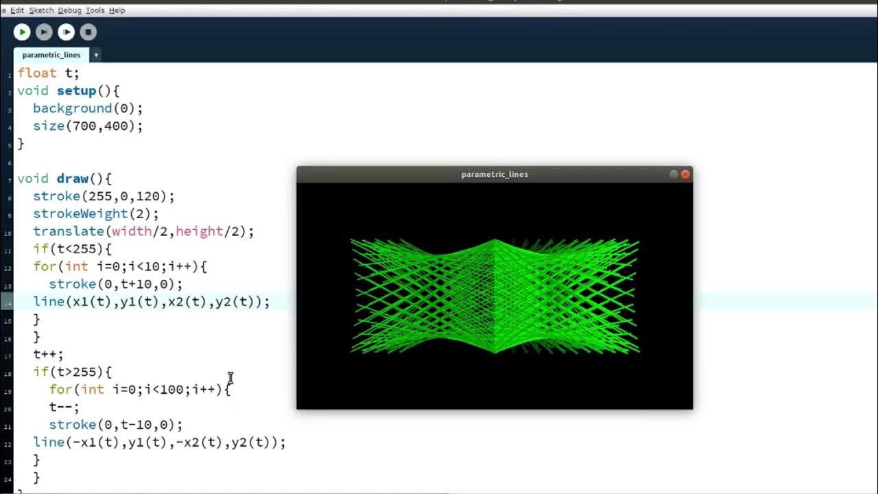 Spider Web Visualization - Made With Processing - YouTube