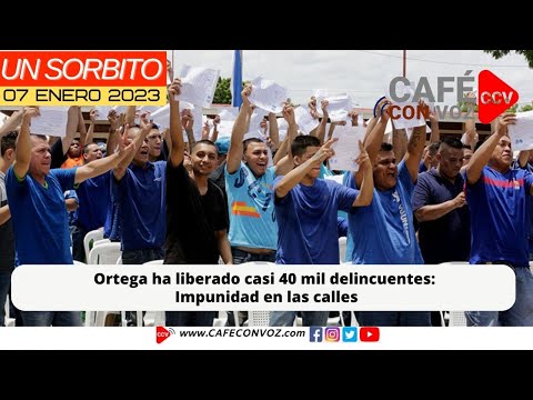 CAFE CON VOZ | Ortega ha liberado a casi 40 mil delincuentes: Impunidad en las calles