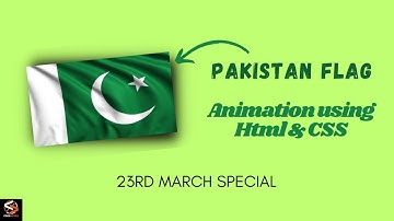 Flag animation with html and css || 14th august special || Coding Tutorials