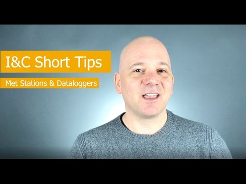 Met Stations & Dataloggers - I&C Short Tips