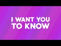 Slushii - Want You To Know (Official Lyric Video)