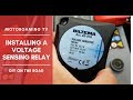 How to install a voltage sensing relay in a motorhome