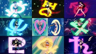 Happy New Year 2024: Inner & Outer Senshi Large Planet Symbol Pose