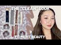 TRYING THE CLEAN MAKEUP LOOK 🧖🏻‍♀️✨  ft. Merit Beauty | Stacy Chen