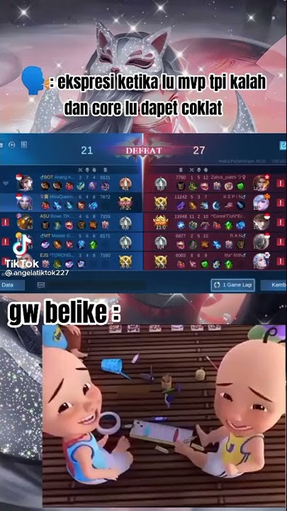 Story wa ekspresi ketika lu MVP kalah core lu dapat coklat#Shorts