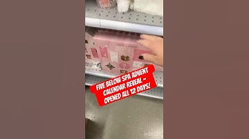 Five Below Spa Advent Calendar Reveal ~ Opened All 12 Days! @fivebelow #fivebelowadventcalendar
