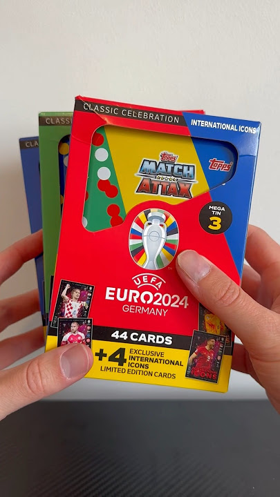 Opening 3X Topps Match Attax Euro 2024 Mega Tins! Can we find a RELIC?!
