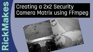 Creating a 2x2 Security Camera Matrix using FFmpeg