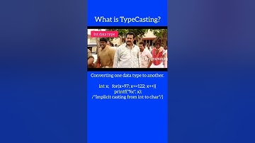 What is TypeCasting?#SHORTS#programming #programmingmemes #itmemes#cprogramming #codinglife#coding