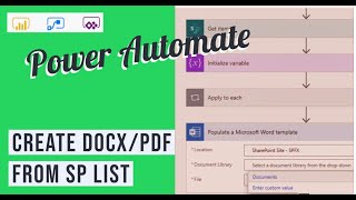 MS Flow to Create Docx/PDF inventory reports from SharePoint List
