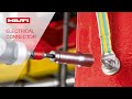 HOW TO fasten the Hilti S-BT HC high current electrical connections fastener on steel