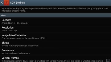 Best setting for scr pro