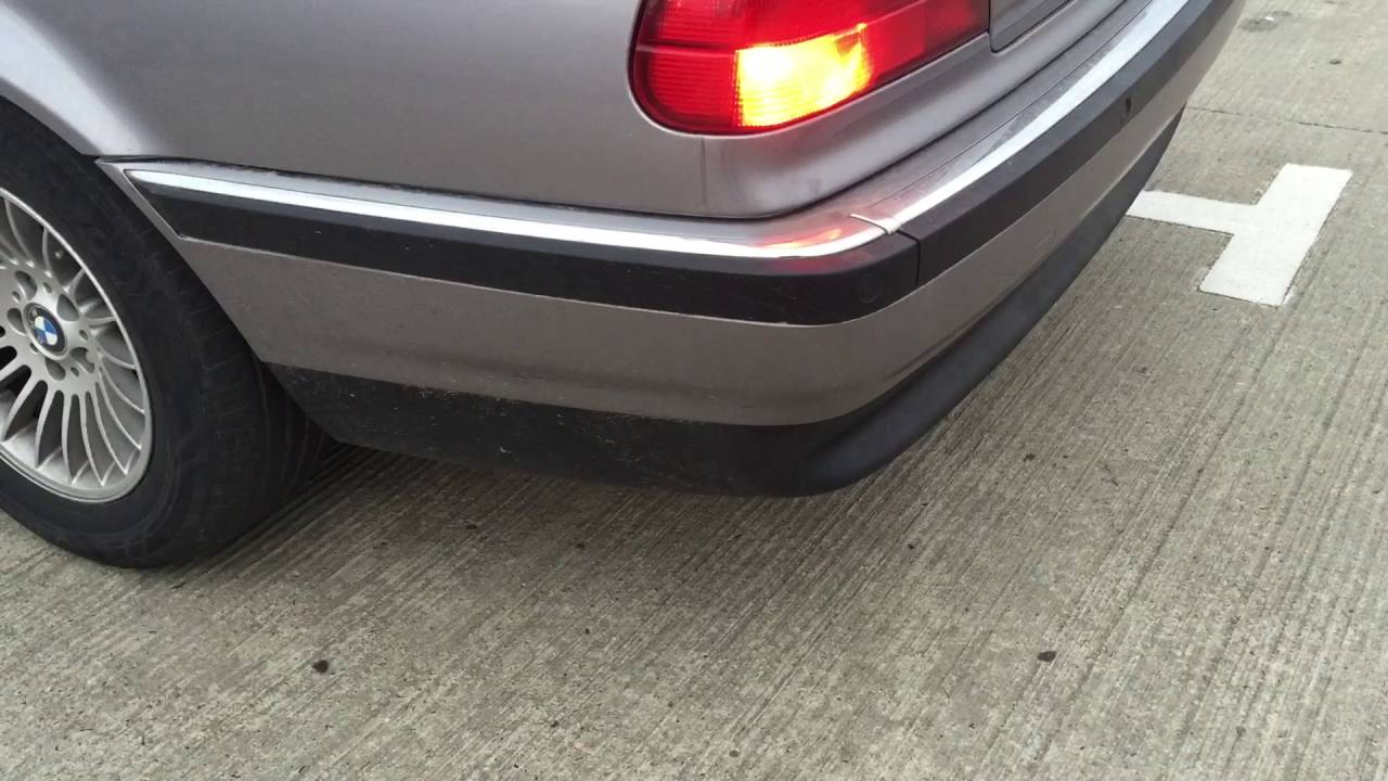 BMW e38 3.0 v8 exhaust sound YouTube