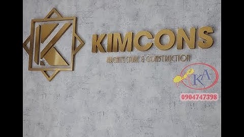 Công ty chuyên thi công chữ nổi Inox