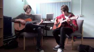 Video thumbnail of "Max and Ethan - Hey There Delilah cover"