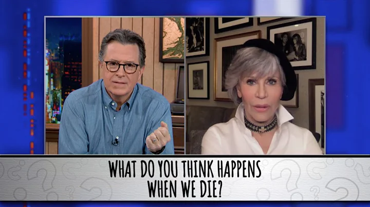 Jane Fonda Takes The Colbert Questionert
