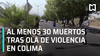 Suman 30 muertos por diversos hechos violentos en Colima - Las Noticias