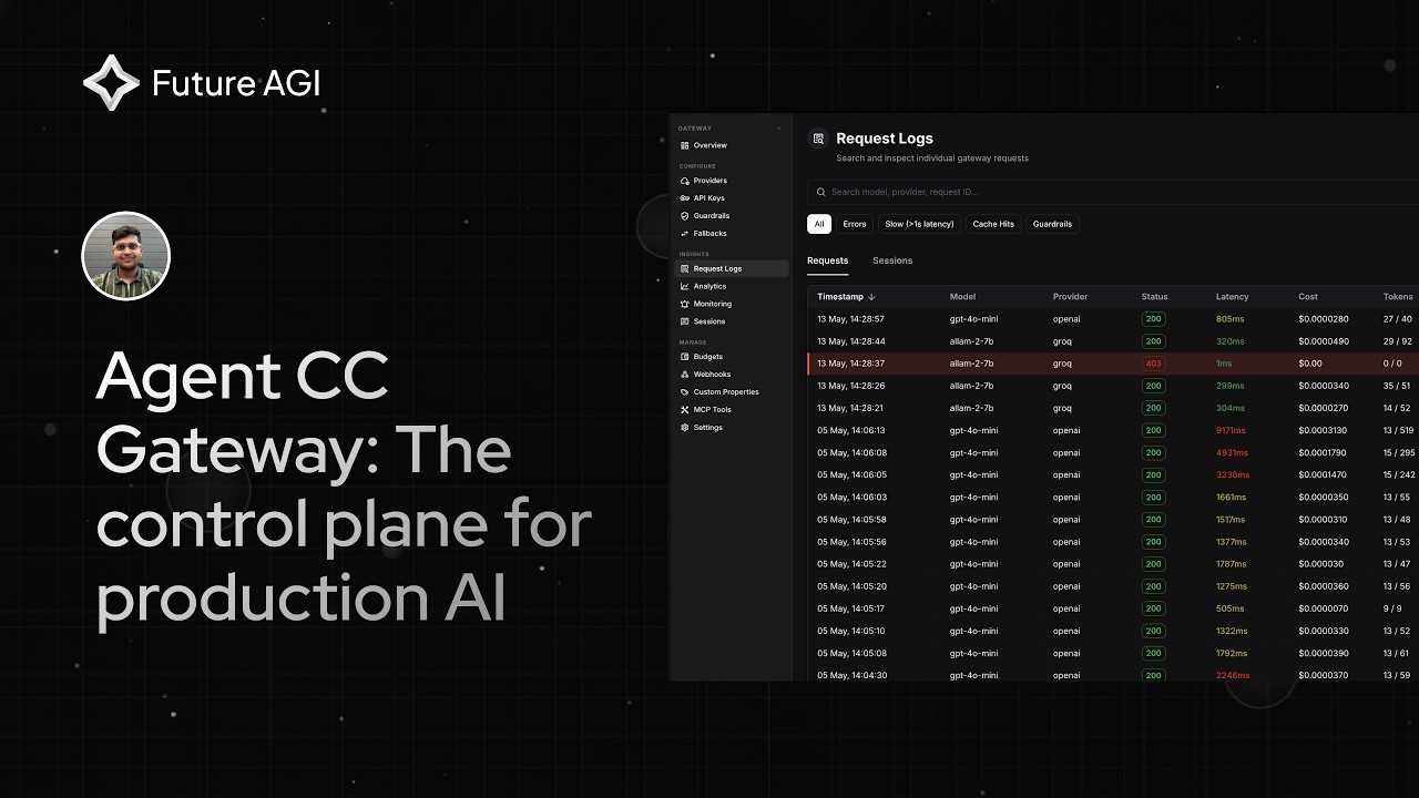 Agent Command Center: Open-Source LLM Gateway with Smart Routing, Caching and Guardrails