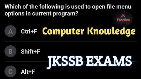 Computer Knowledge Jkssb VLW Exam #jkssbvlw