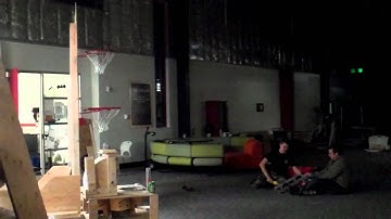 4 wheel shooter prototype, better view of prototype, FIRST 2012, Rebound Rumble
