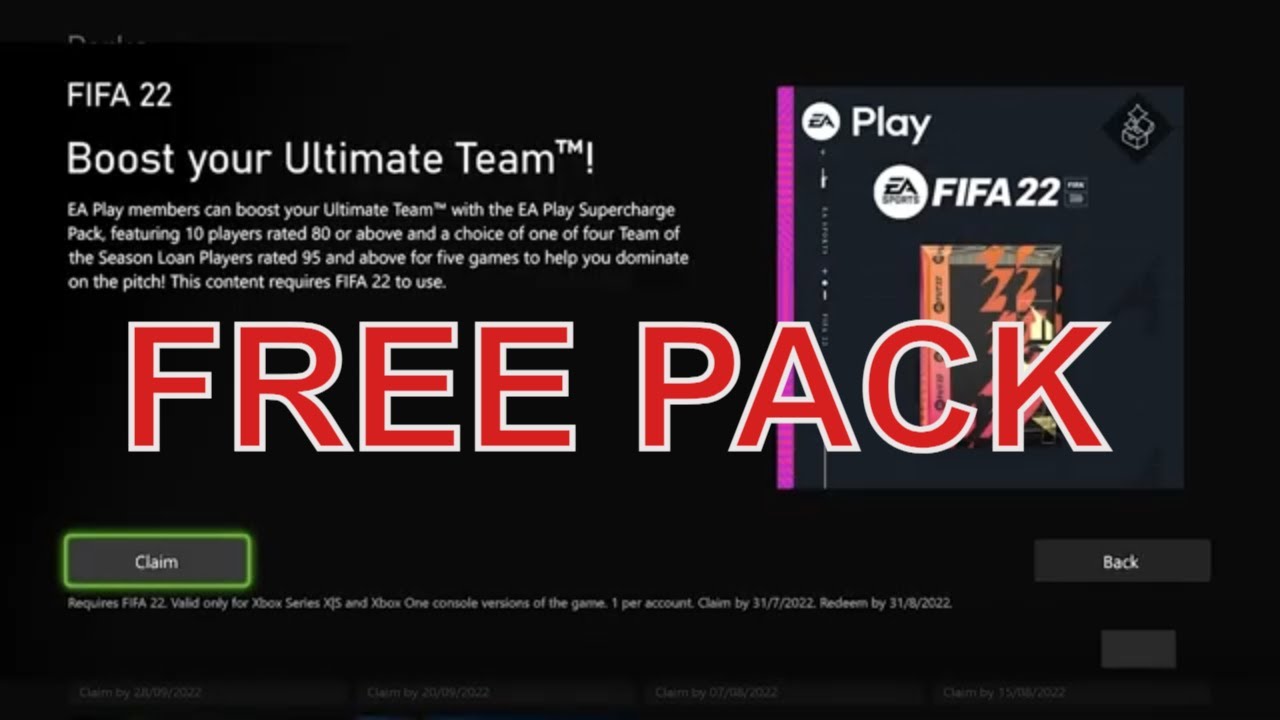 Fifa 22 | Supercharge Pack | Game Pass Ultimate Perk