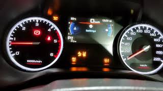 Isuzu Dmax 2022 4jj3 Multiple warning light on dash and check steering hard