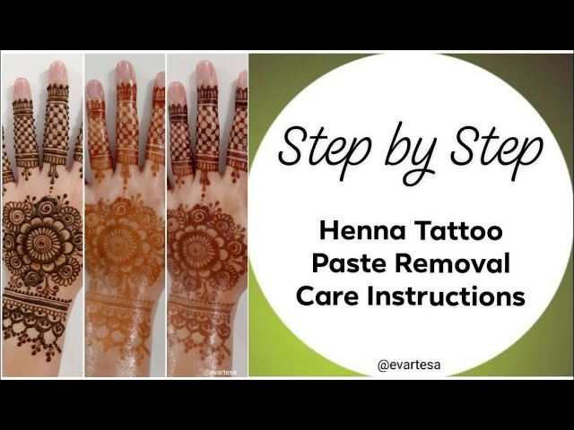 Black Mehndi Henna Tattoo Sticker Temporary Tattoos for Women Mandala  Mehndi sticker for Hand Size 6x4 1Pair Both Hand