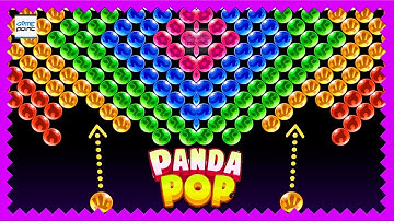 Bubble Shooter Panda Pop Gameplay Level 71 - 75 🐼 ( Pop All Bubbles Game ) 🎉 @GamePointPK