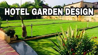 small hotel garden lawns design www.samratsoft.in @SamratsoftLawn