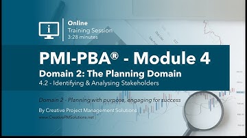 PMI-PBA® Module 4.2 – Identifying & Analysing Stakeholders | Business Analysis Planning