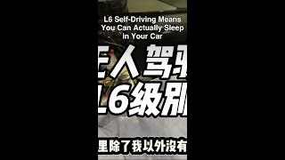 L6 Self-Driving Means You Can Actually Sleep in Your Car #Shorts