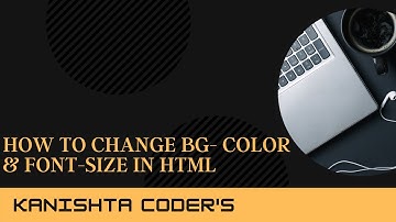 How to change bg-color & font-size | HTML | Code.org | Coding for kids