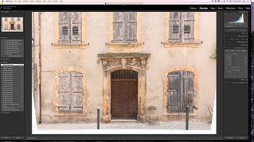 Using Lightroom for correcting vertical lines