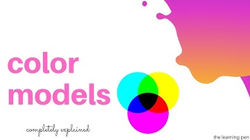 Color models in digital image processing || Color models || Color models in computer graphics