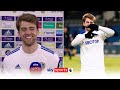 "I had to put rugby studs in! | Patrick Bamford reacts to 100th goal & Leeds United's new pitch!