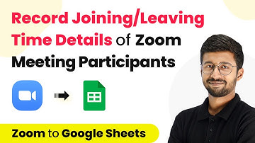 How to Record Joining/Leaving Time Details of Zoom Meeting Participants in Google Sheets