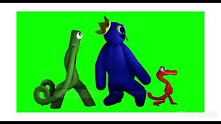 Rainbow Friends But Green Screen