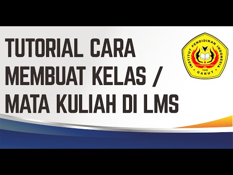 10. Tutorial Cara Membuat Kelas atau Mata Kuliah