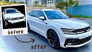 видео: Покраска и установка VW Tiguan R-Line картинка: Покраска и установка VW Tiguan R-Line