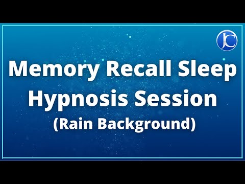 Memory Recall Sleep Hypnosis Session (Rain)