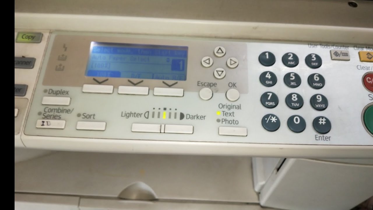 ricoh aficio mp 2000le