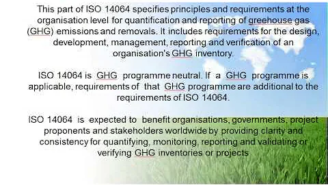 ISO 14064 Greenhouse Gas Environmental Management Systems iigi independent inspections
