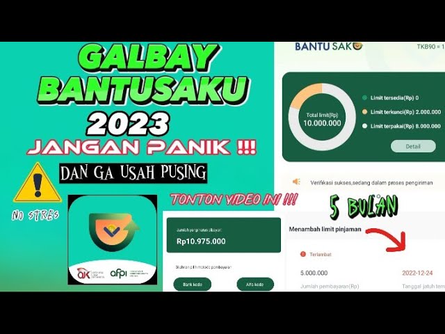 RESIKO GALBAY BANTUSAKU 5 BULAN❗ SEGERA  LAKUKAN INI❓ DAN JANGAN PANIK#galbaypinjol#bantusaku class=