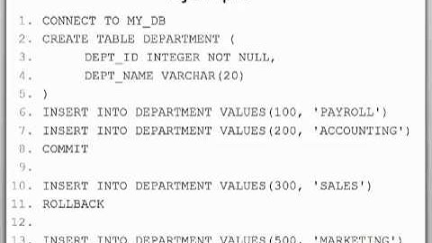 Introducción a Concurrencia de Datos en DB2, parte 1